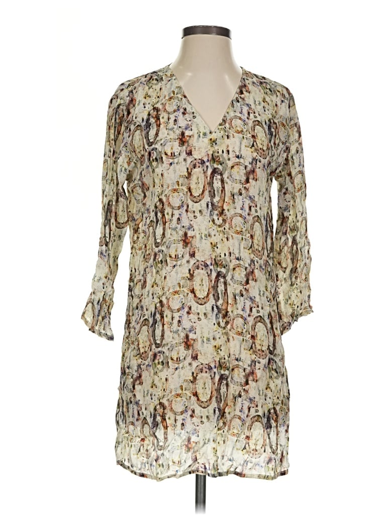 Pre-owned Apny 3/4 Sleeve Blouse In Ivory
