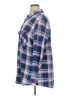 Robert Louis Plaid Blue Long Sleeve Blouse Size XL - photo 5