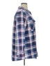 Robert Louis Plaid Blue Long Sleeve Blouse Size XL - photo 4