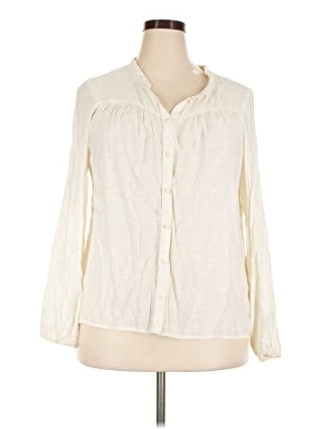 LC Lauren Conrad Long Sleeve Blouse (view 1)