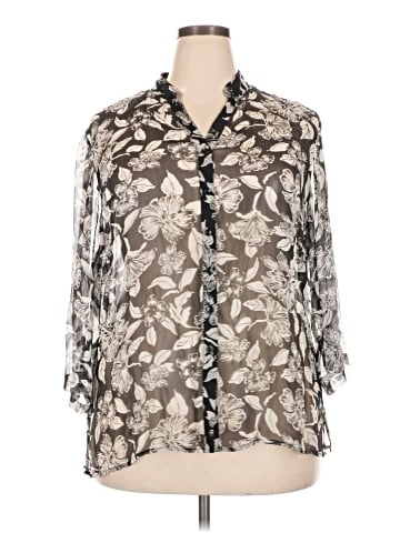 Charter Club 3/4 Sleeve Blouse (view 1)