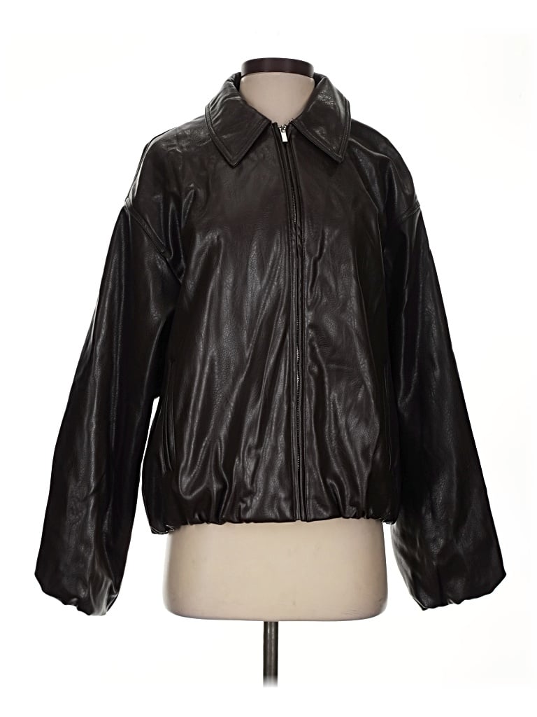 Pre-owned Zara Raincoat In Black