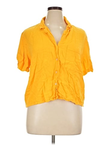 Banana Republic Factory Store Short Sleeve Blouse (view 1)