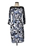 Boston Proper Paisley Blue Cocktail Dress Size 12 - photo 1
