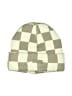 Abercrombie Checkered-gingham Ivory Beanie One size - photo 1