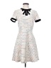 CeCe Tweed White Casual Dress Size 2 - photo 1