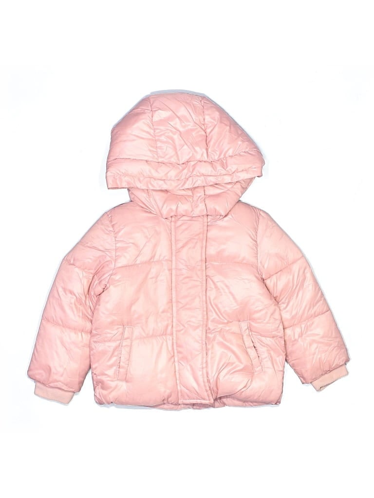 Pre-owned Baby Gap Kids' Snow Jacket In Pink