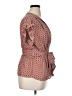 Max Studio 100% Polyester Tan Pink Kimono Size XL - photo 4