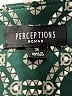 Perceptions Print Green Casual Dress Size 3X - photo 7