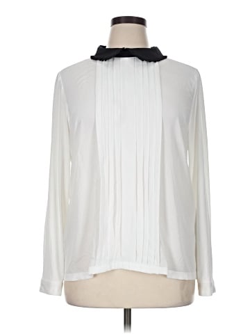 Karl Lagerfeld Paris Long Sleeve Blouse (view 1)