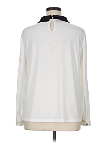 Karl Lagerfeld Paris Long Sleeve Blouse (view 2)