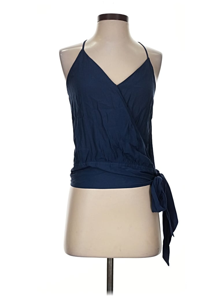 Pre-owned Habitual Sleeveless Blouse In Blue