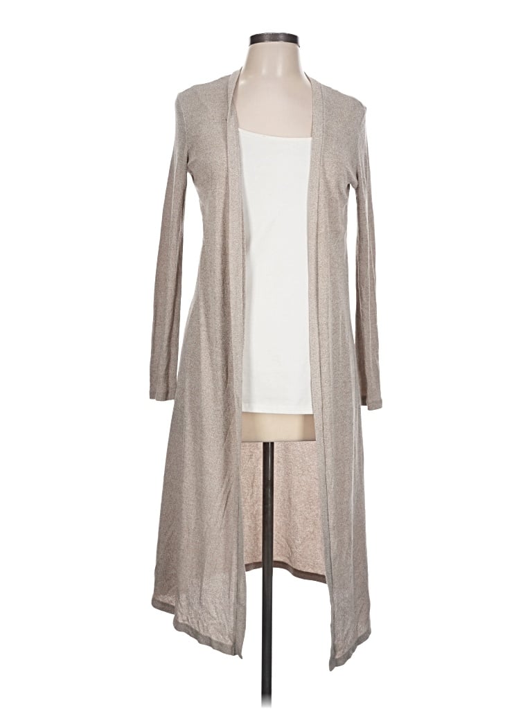 Pre-owned Forever 21 Cardigan Sweater In Tan