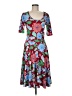 Lularoe Tropical Blue Cocktail Dress Size M - photo 1