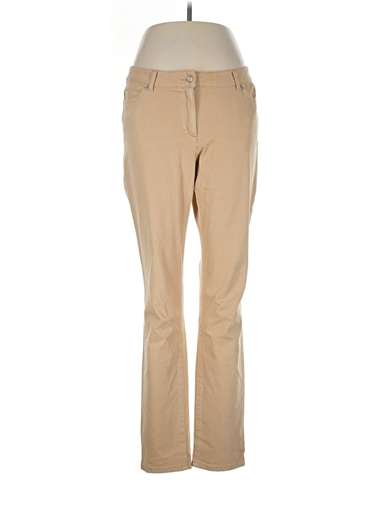 Pre-owned J. Mclaughlin Jeans In Tan