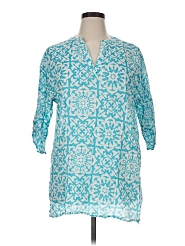 Top It Off 3/4 Sleeve Blouse (view 1)