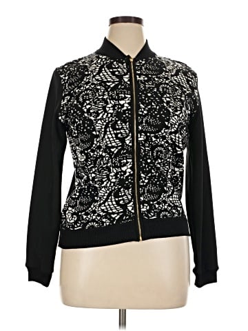 August Silk Track Jacket (view 1)