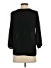 Eclair 100% Polyester Black 3/4 Sleeve Blouse Size S - photo 2