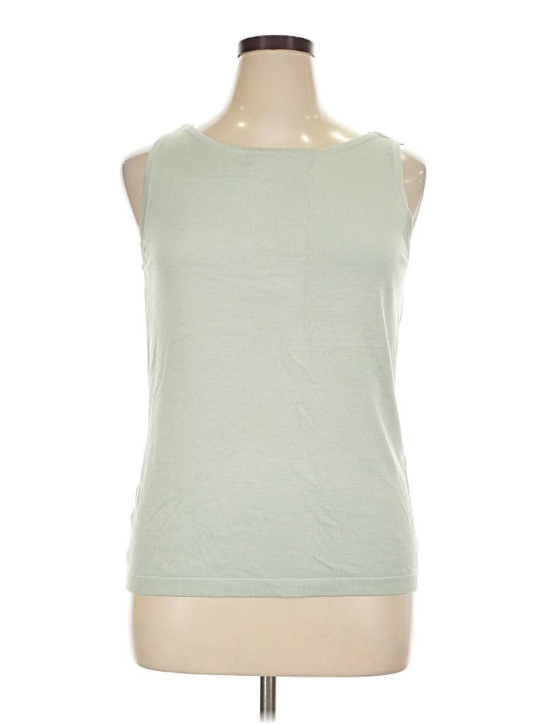 Pre-owned Doncaster Collection Sweater Vest In Green