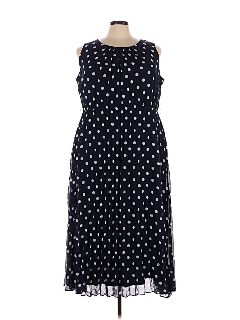 Pre-owned Sandra Darren Casual Dress In Blue