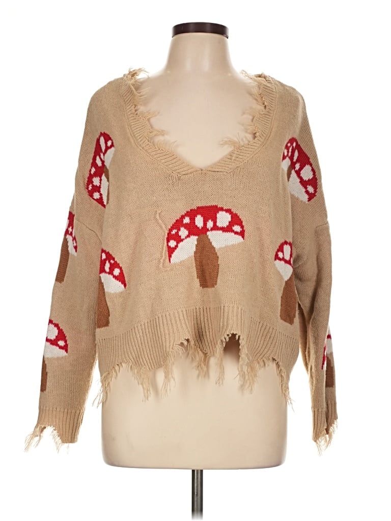 Pre-owned Rue21 Pullover Sweater In Tan