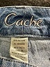 Cache Stripes Blue Jeans Size 10 - photo 7