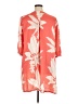 bryn WALKER 100% Polyester Tropical Orange Casual Dress Size XL - photo 2