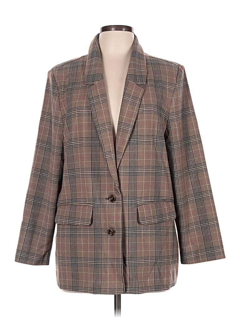 Pre-owned Old Navy Blazer Jacket In Brown