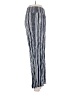 One 5 One 100% Rayon Stripes Silver Casual Pants Size M - photo 4