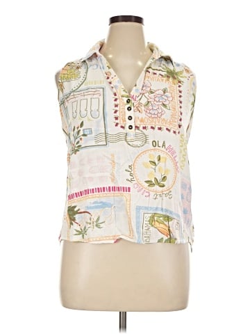 Maurices Sleeveless Button-Down Shirt (view 1)