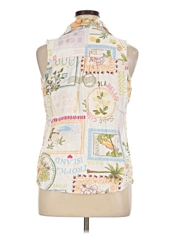 Maurices Sleeveless Button-Down Shirt (view 2)