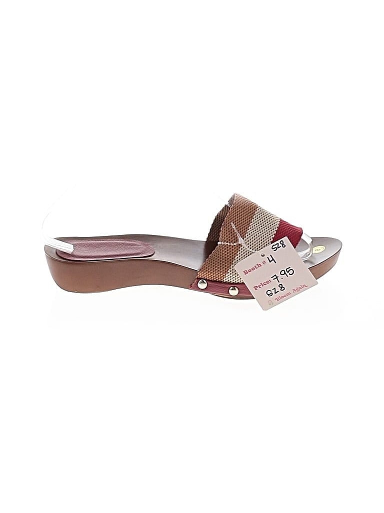 Pre-owned Assorted Brands Mule/clog In Brown