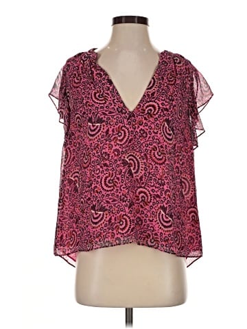 A.L.C. Short Sleeve Silk Top (view 1)