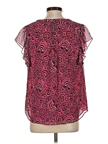 A.L.C. Short Sleeve Silk Top (view 2)