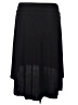 Cato Solid Black Casual Skirt Size XL - photo 2