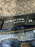 Just Black Hearts Blue Jeans Size 24 waist - photo 7