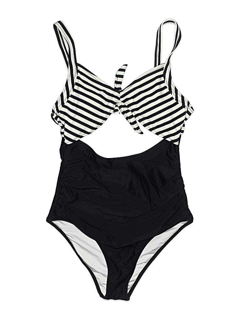 Pre-owned Cupshe One Piece Swimsuit In Black