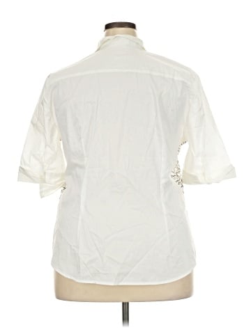 7th Avenue Design Studio New York & Company Short Sleeve Blouse (view 2)