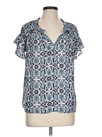 Max Studio Short Sleeve Blouse (view 1)