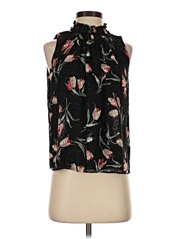 Rebecca Taylor Sleeveless Silk Top (view 1)