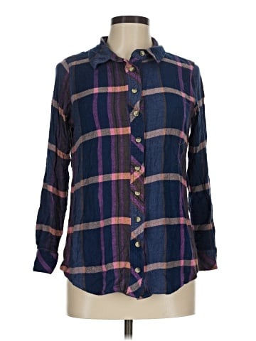 Tolani Long Sleeve Button-Down Shirt (view 1)