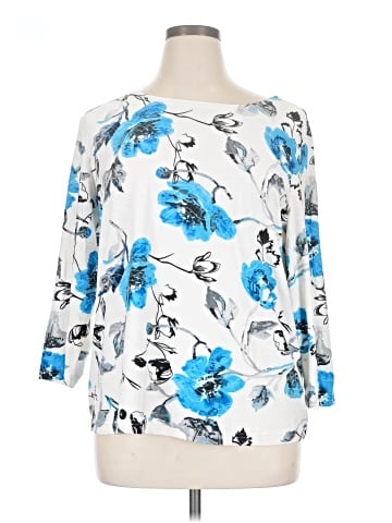 Cathy Daniels 3/4 Sleeve Top (view 1)