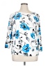 Cathy Daniels White 3/4 Sleeve Top Size XL - photo 1