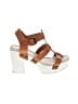 Sandro Rosi 100% Leather Tan Sandals Size EU 38 - photo 1