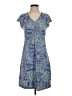 Title Nine 100% Polyester Paisley Blue Casual Dress Size S - photo 1