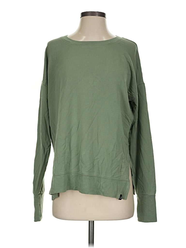 Pre-owned Glyder Long Sleeve T-shirt In Green