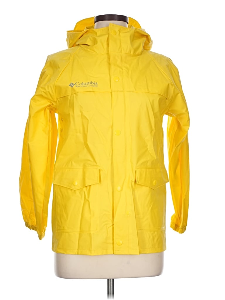 Pre-owned Columbia Raincoat In Yellow