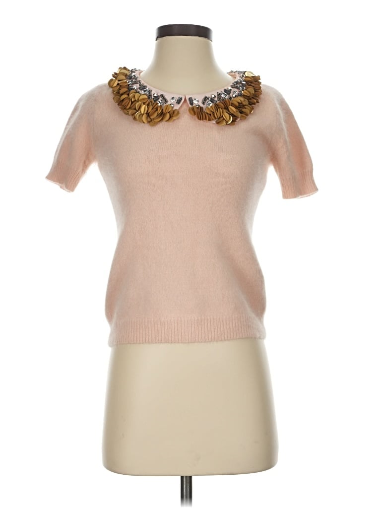 Pre-owned Corey Lynn Calter Sweater Vest In Tan