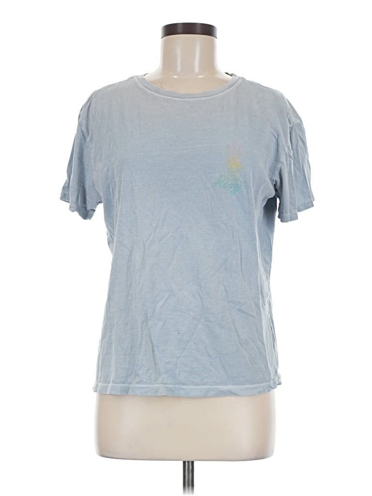 Pre-owned Roxy Short Sleeve T-shirt In Blue