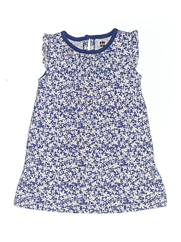 Pre-owned Tea Kids' Sleeveless T-shirt In Blue